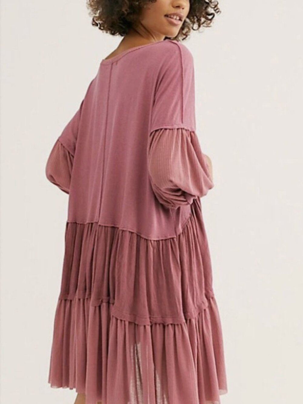 Free People | Tiered Scoop Neck Skye Tunic Dress - NWT - Picture 2 of 5